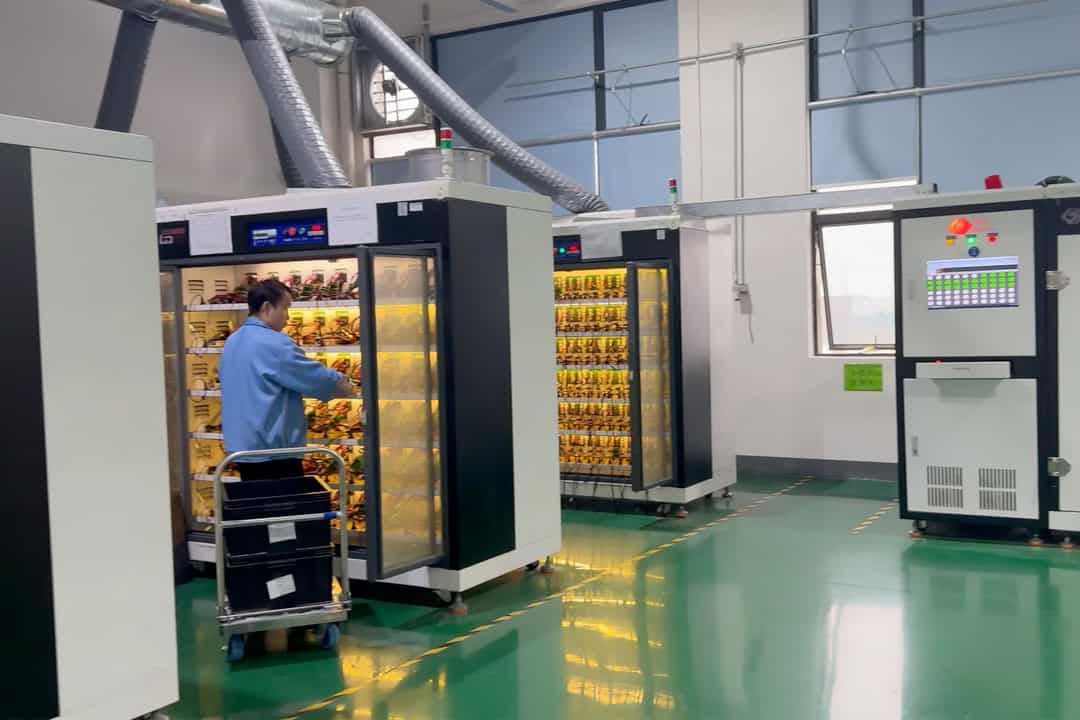 High-tech battery manufacturing with Dilithink technology at Medical Adapter Tech facility.
